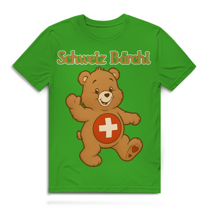 Schweiz Bärchi - Glücksbärchi - Herren Premium Bio T-Shirt