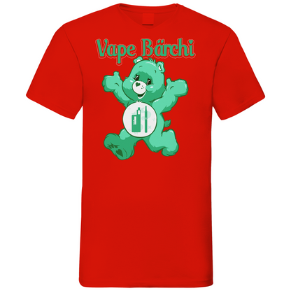 Vape Bärchi - Glücksbärchi - Herren V-Neck Shirt Red