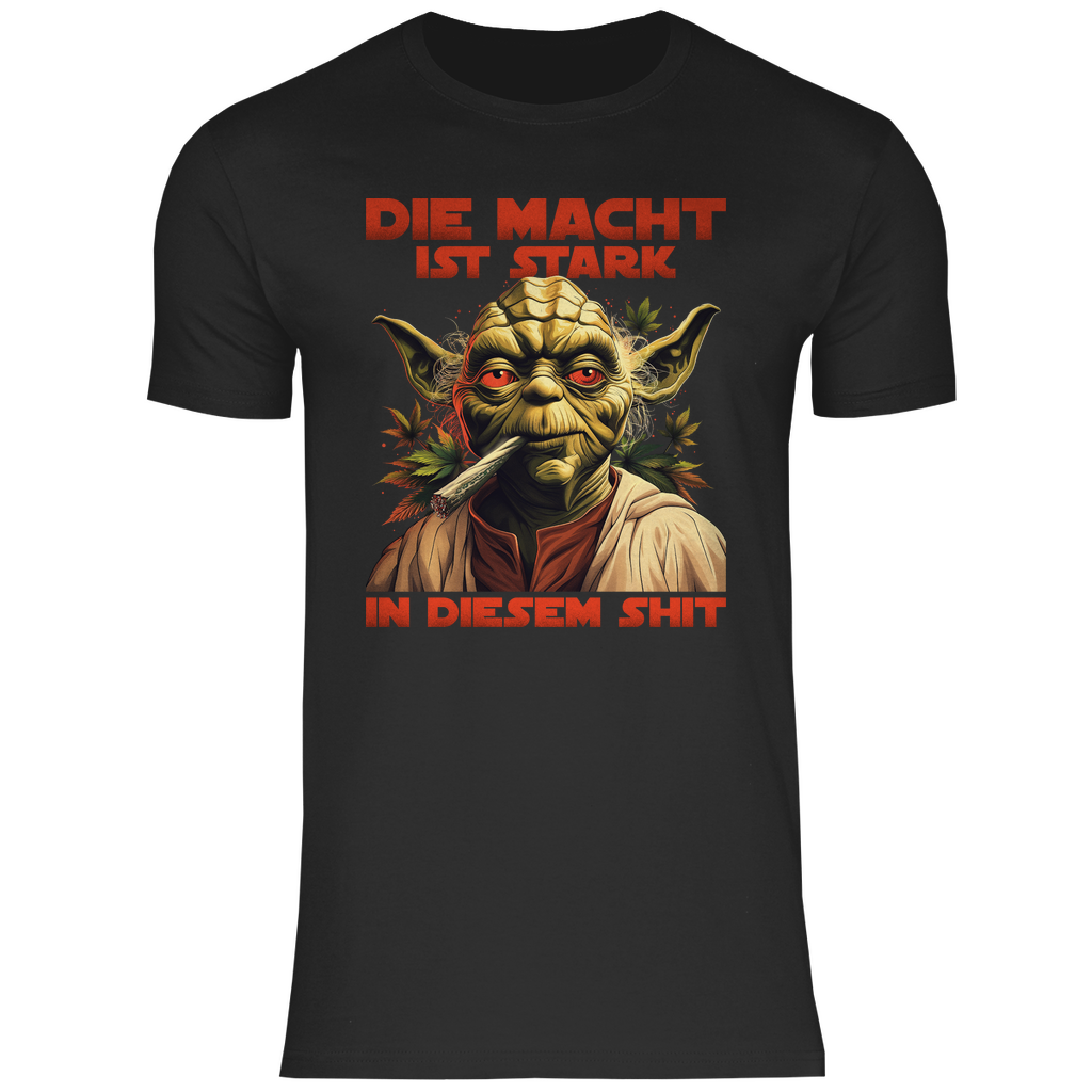 Die Macht ist stark in diesem Shit - Yoda Star Wars - Herren Shirt