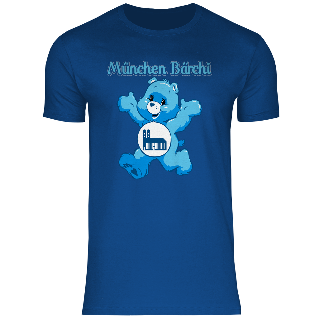 München Bärchi - Glücksbärchi - Herren Shirt Royal Blue