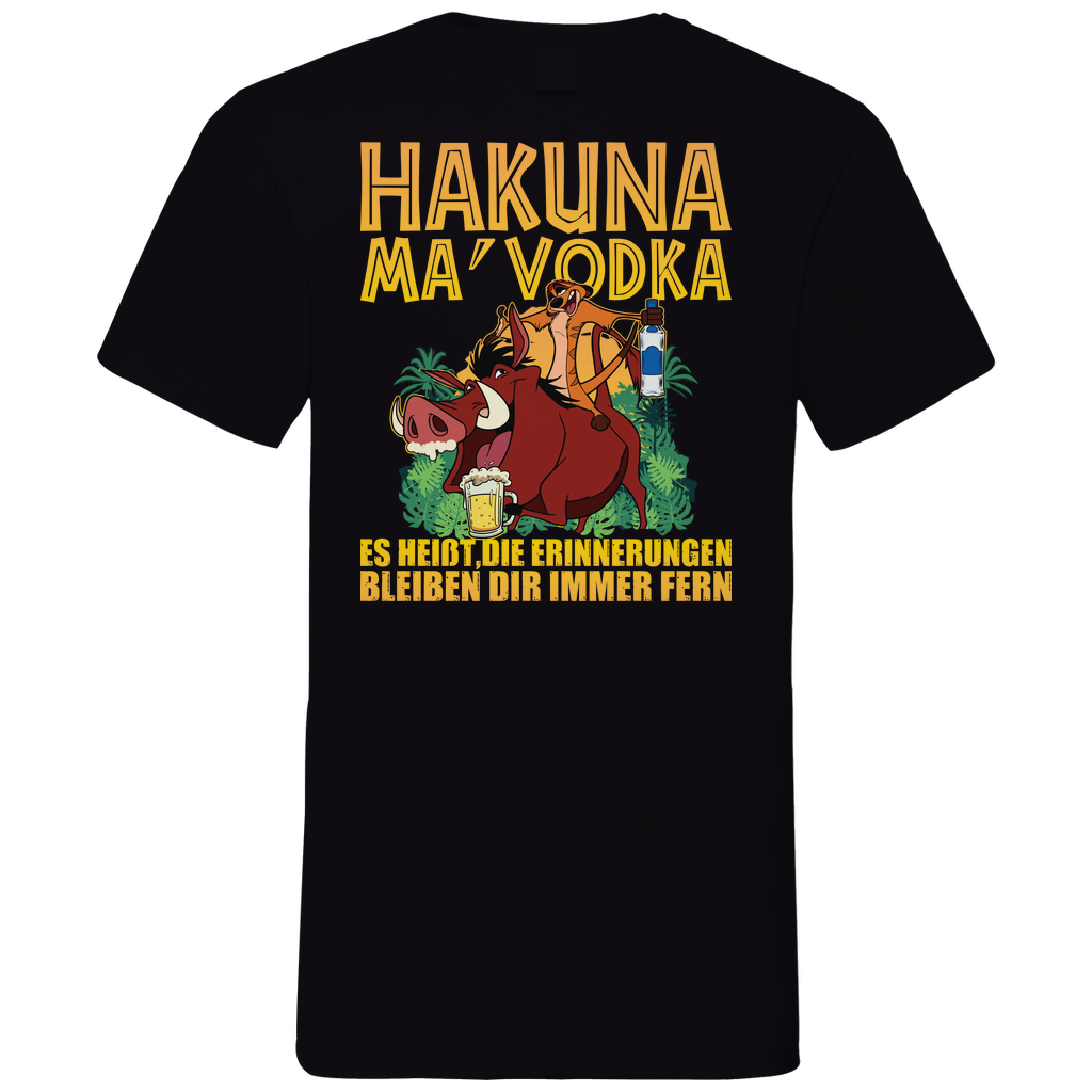 Hakuna Ma Vodka Timon und Pumbaa - Herren V-Neck Shirt