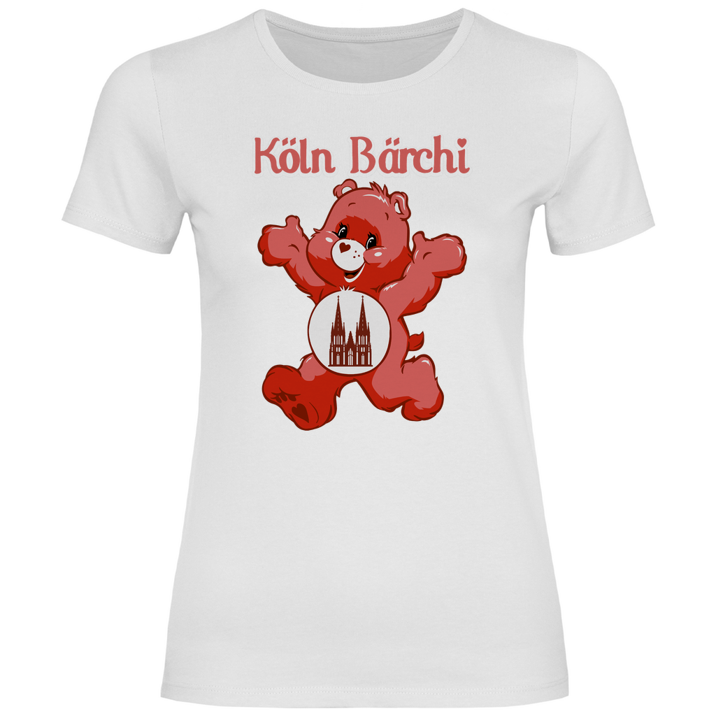 Köln Bärchi Rot - Damenshirt