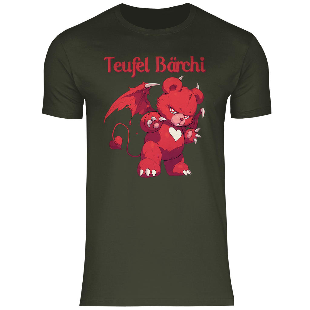 Teufel Bärchi - Glücksbärchi - Herren Shirt