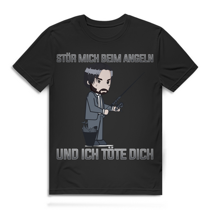 Lustiges John Wick Angelshirt Männer – Stör mich nicht beim Angeln