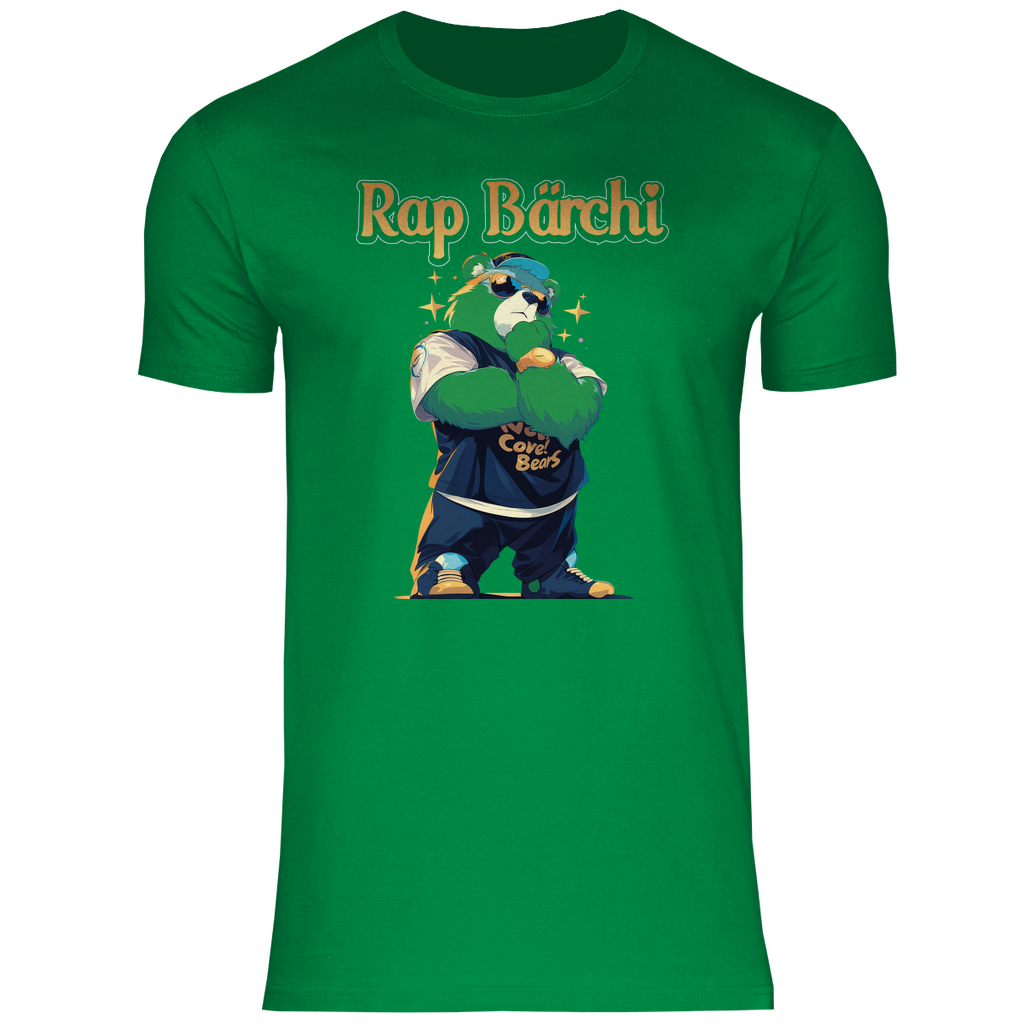 Rap Bärchi - Glücksbärchi - Herren Shirt Kelly Green