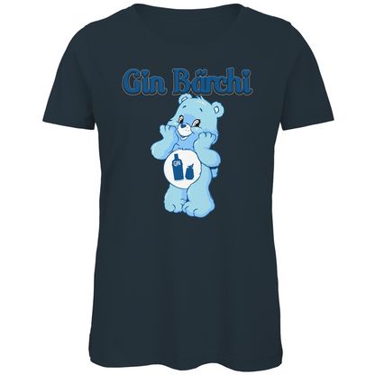 Gin Bärchi - Glücksbärchi - Damen Premium Bio T-Shirt Dark Grey