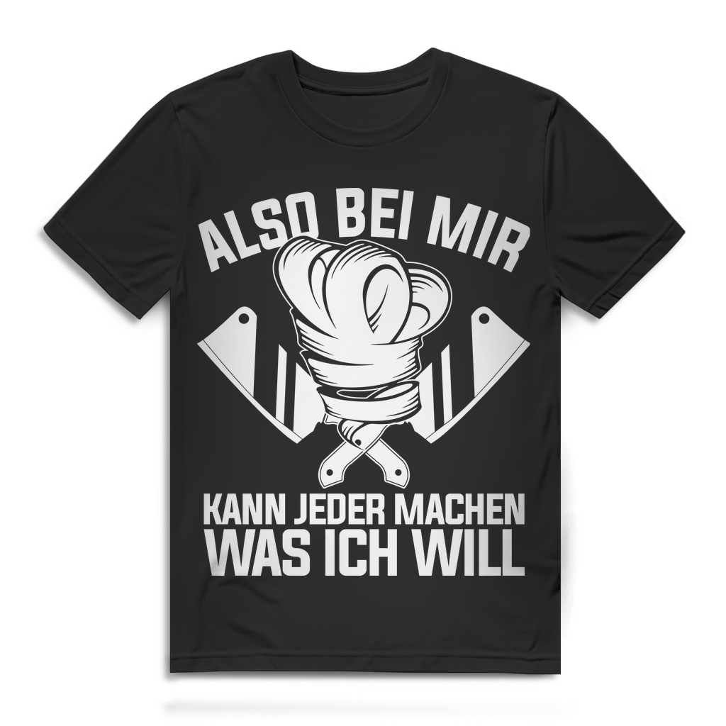 Herren Shirt Lustig Koch Spruch Küche Arbeit Humor Geschenk T-Shirt Männer Spaß Black