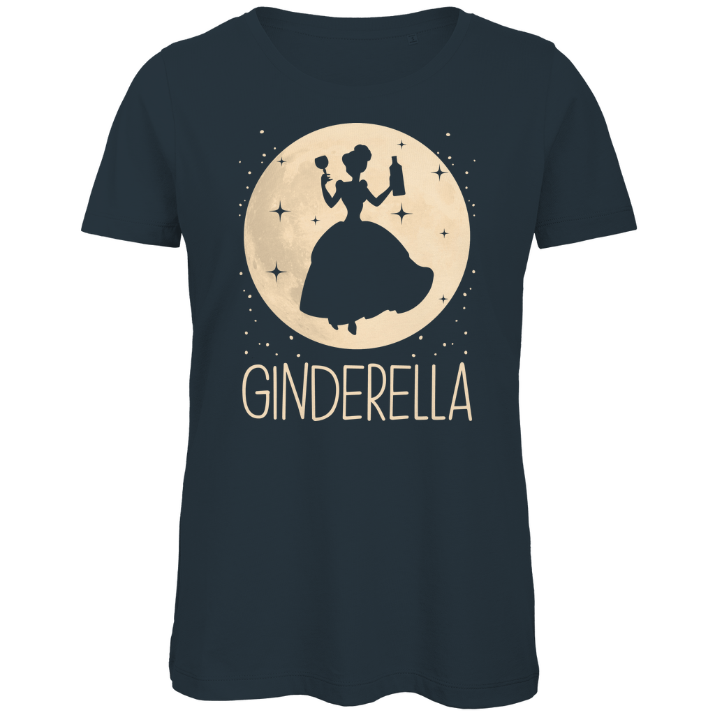 Mond Prinzessin - Ginderella - Damen Premium Bio T-Shirt Dark Grey