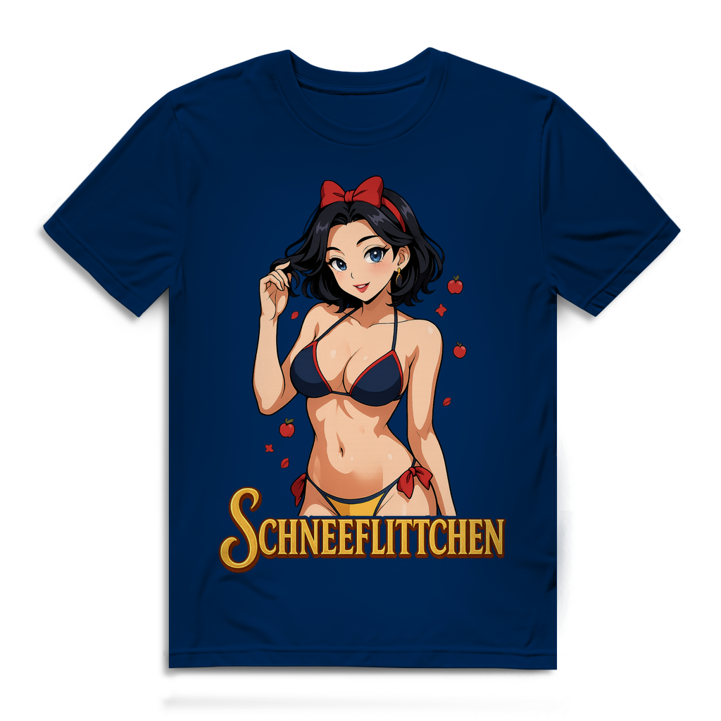 Schneeflittchen Schneewittchen - Herren Premium Bio T-Shirt Navy