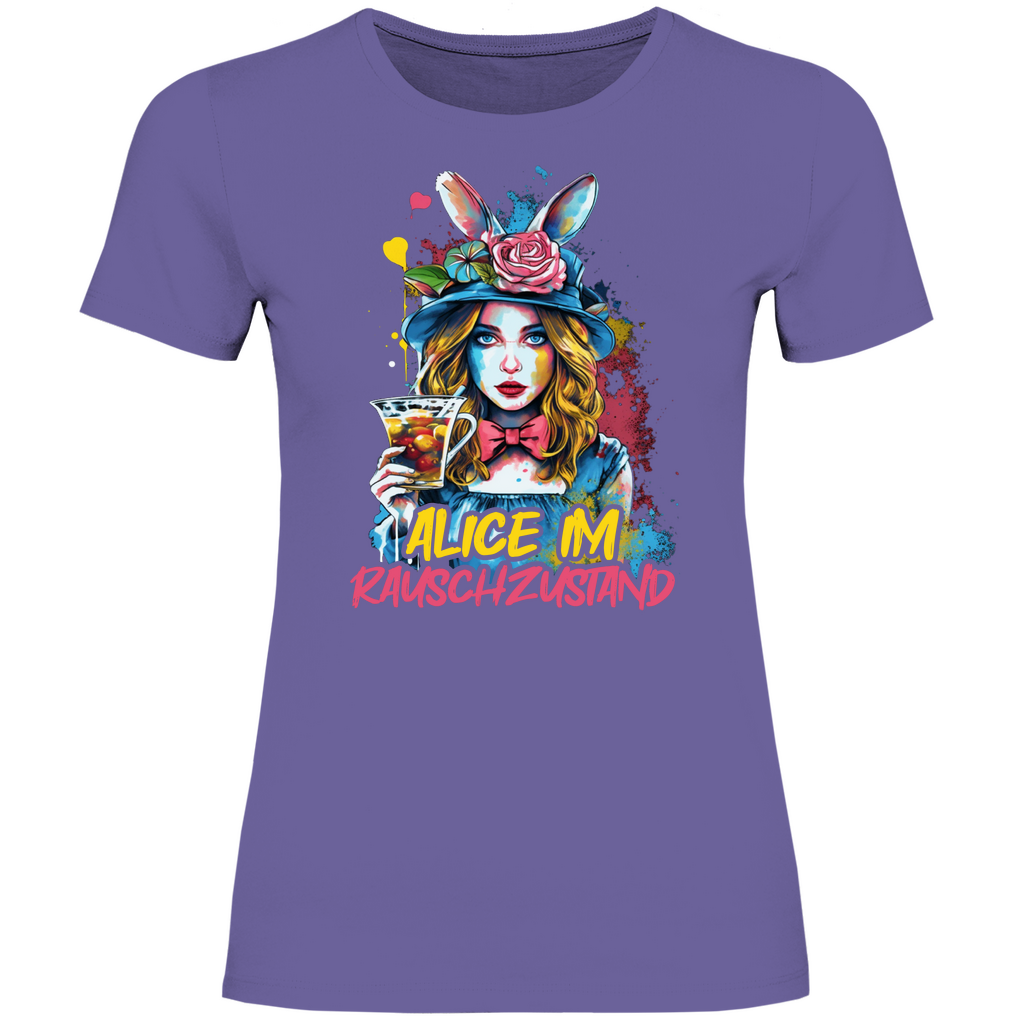 Alice im Rauschzustand Bunt - Damenshirt