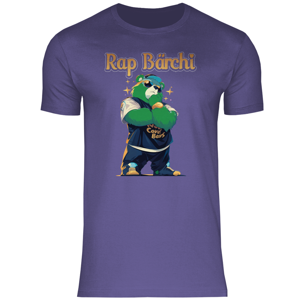 Rap Bärchi - Glücksbärchi - Herren Shirt Millennial Lilac