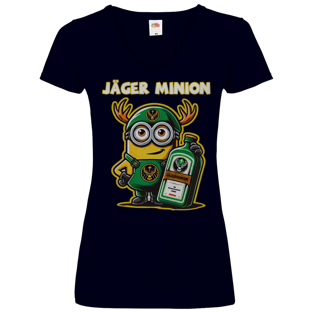 Jäger Minion - V-Neck Damenshirt