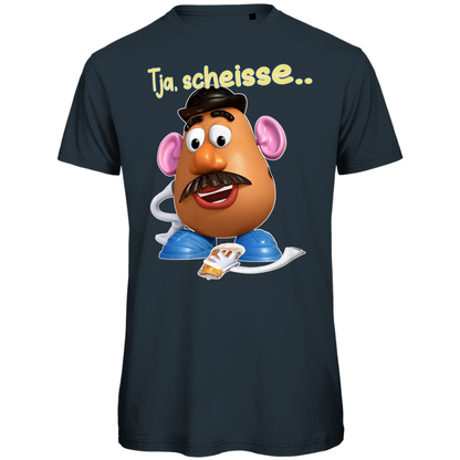 Tja, scheisse - Charlie Naseweis Toy Story - Herren Premium Bio T-Shirt Dark Grey Solid