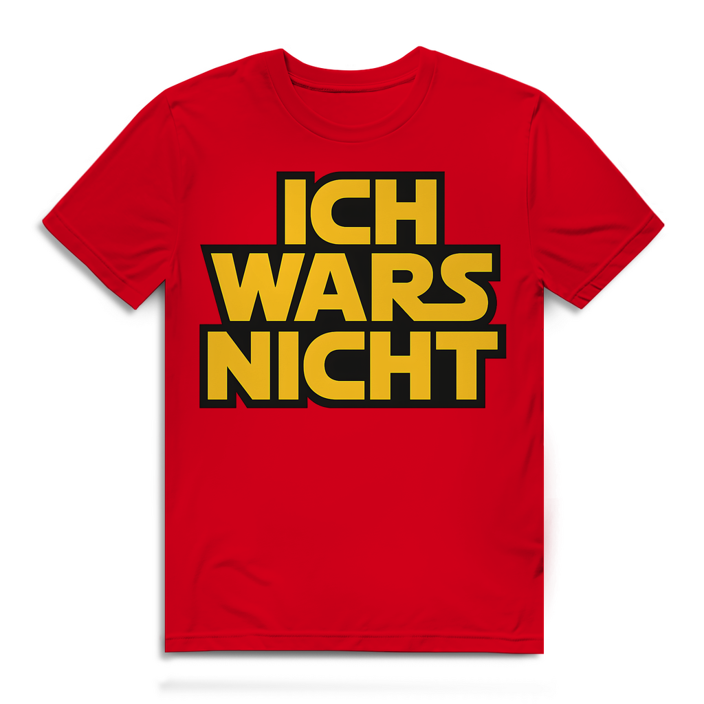 Ich Wars Nicht - Herren Premium Bio T-Shirt Red