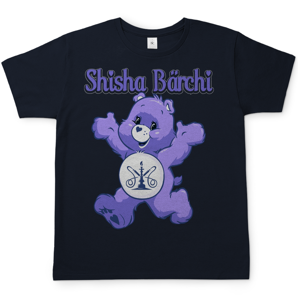 Shisha Bärchi - Glücksbärchi - Herren Shirt Navy