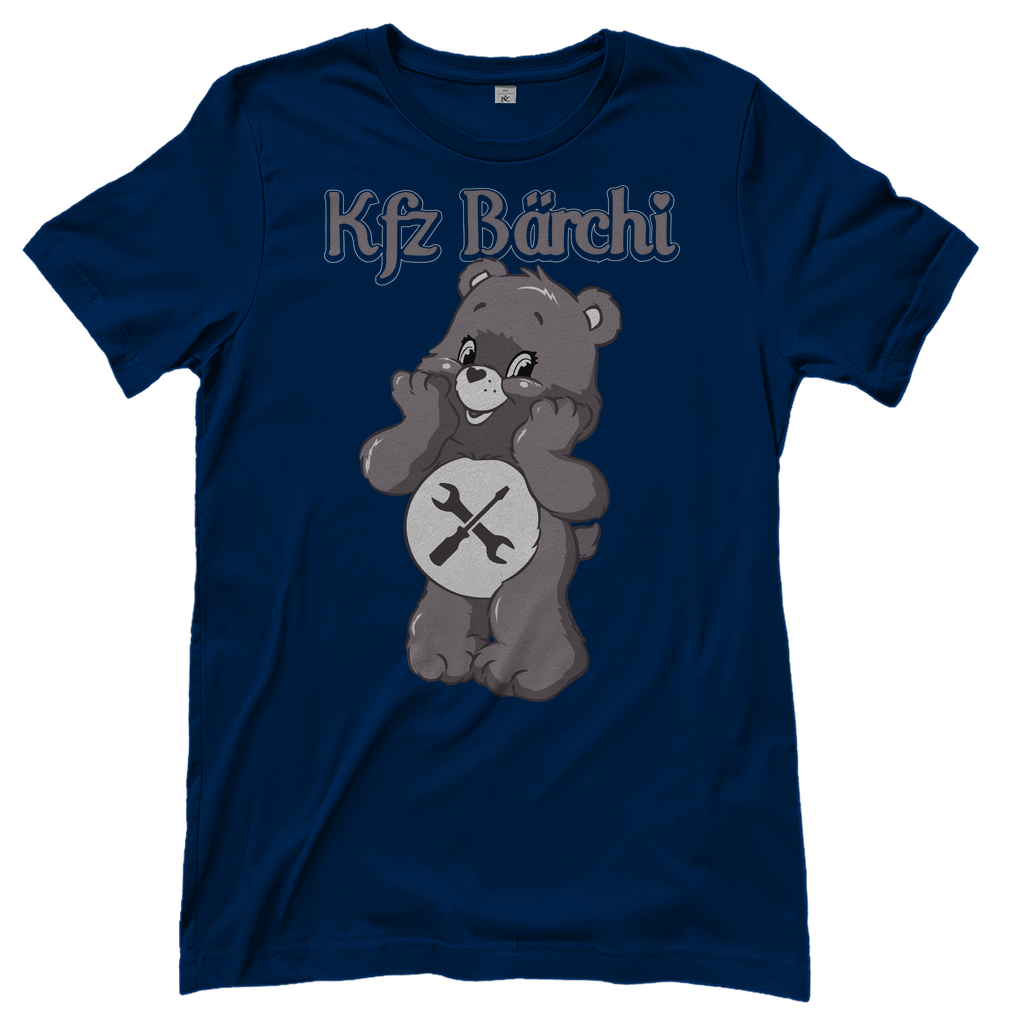 KFZ Bärchi - Glücksbärchi - Damenshirt Navy