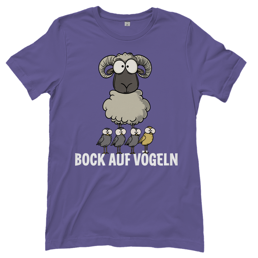 Bock auf Vögeln - Damenshirt Millennial Lilac