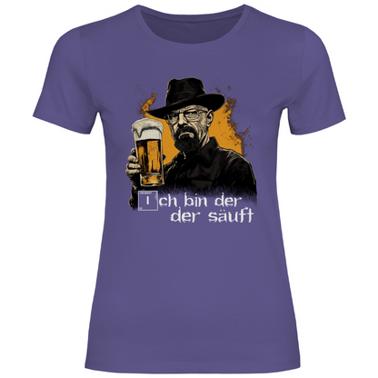 Ich bin der der säuft - Damenshirt Millennial Lilac
