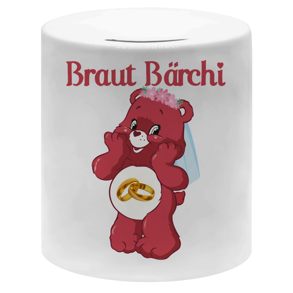 Braut Bärchi - Glücksbärchi - Sparbüchse Money Box