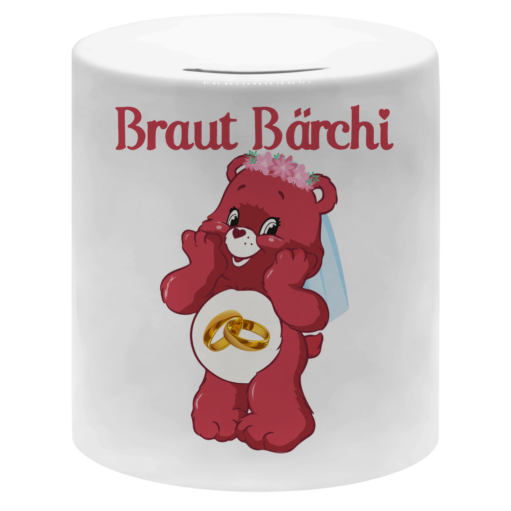 Braut Bärchi - Glücksbärchi - Sparbüchse Money Box White One size