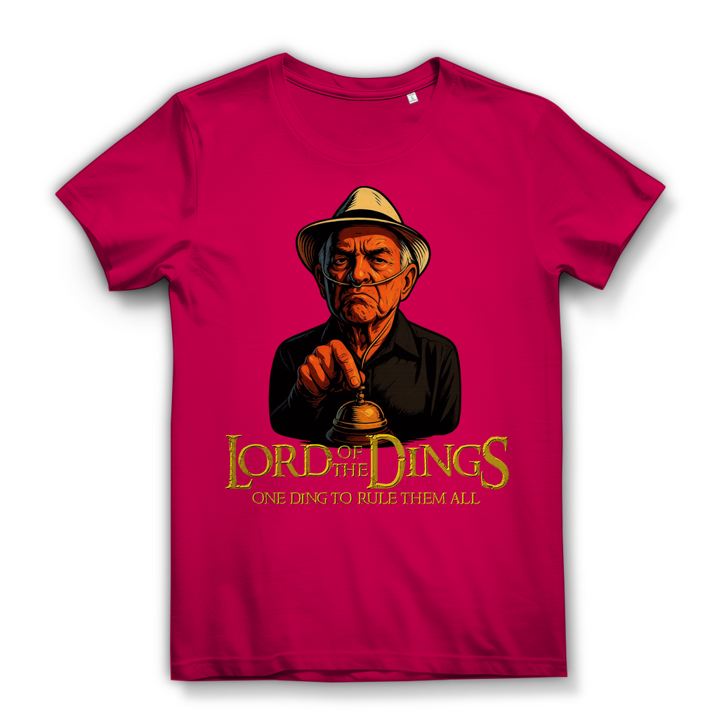 Lord of the Dings - Damen Premium Bio T-Shirt Fuchsia