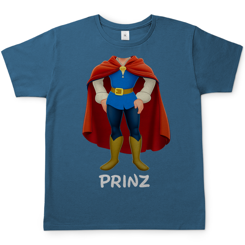Schneewittchen und die 7 Zwerge - Prinz - Herren Shirt Stone Blue