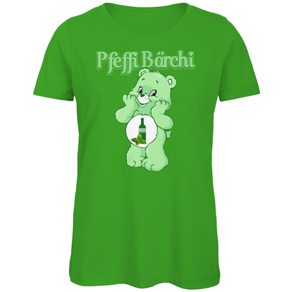 Pfeffi Bärchi - Glücksbärchi - Damen Premium Bio T-Shirt Real Green