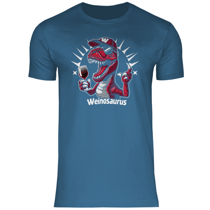 Weinosaurus - Herren Shirt Stone Blue