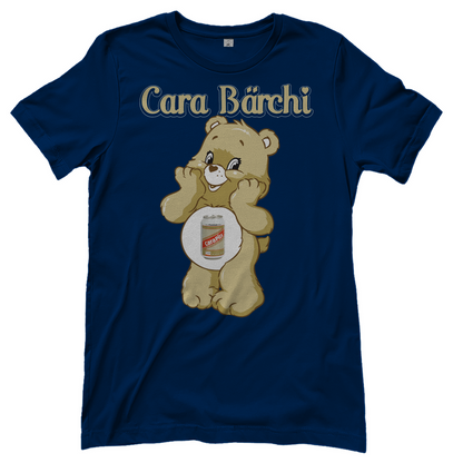 Cara Bärchi - Glücksbärchi - Damenshirt Navy
