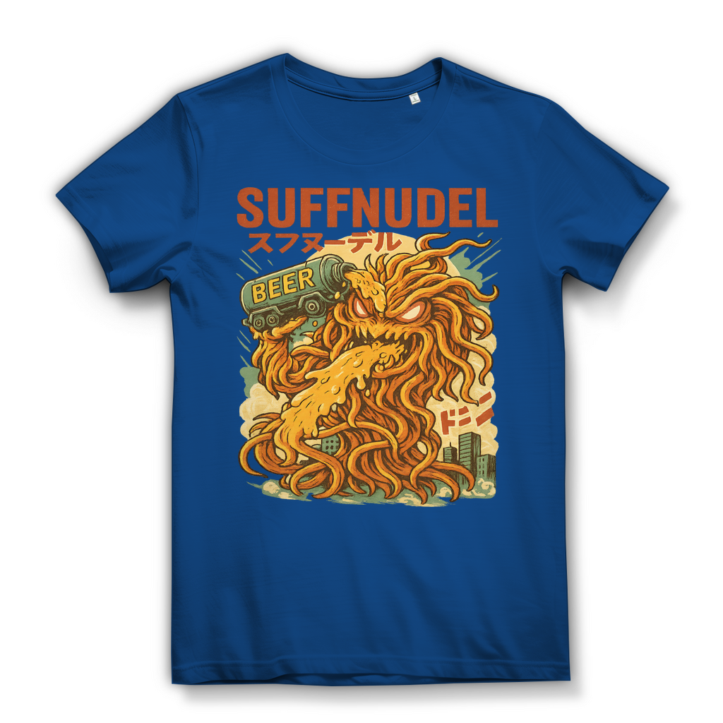 Suffnudel Bier Monster Nudel Kaiju - Damen Premium Bio T-Shirt Royal Blue