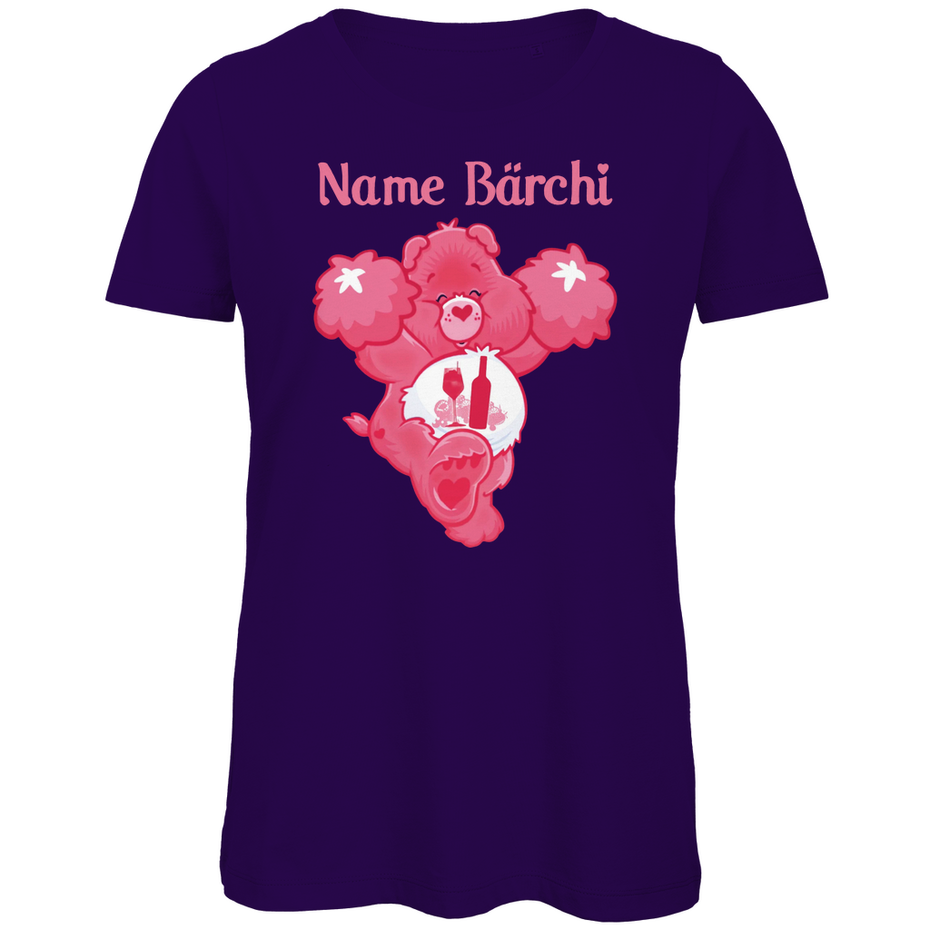 Lillet Bärchi - Glücksbärchi - Personalisierbar - Damen Premium Bio T-Shirt Urban Purple