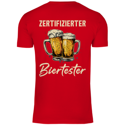 Zertifizierter Biertester - Herren Shirt Red