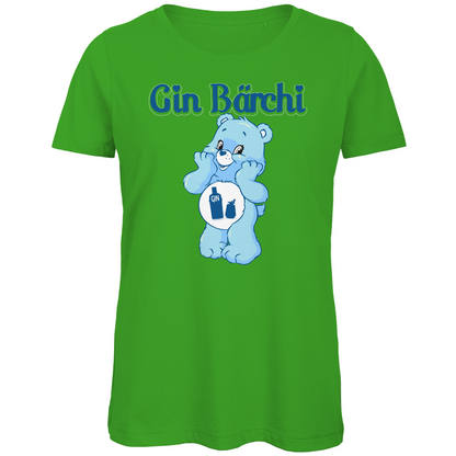Gin Bärchi - Glücksbärchi - Damen Premium Bio T-Shirt Real Green