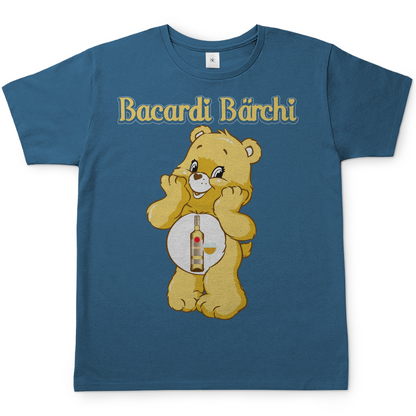 Bacardi Bärchi - Glücksbärchi - Herren Shirt Stone Blue