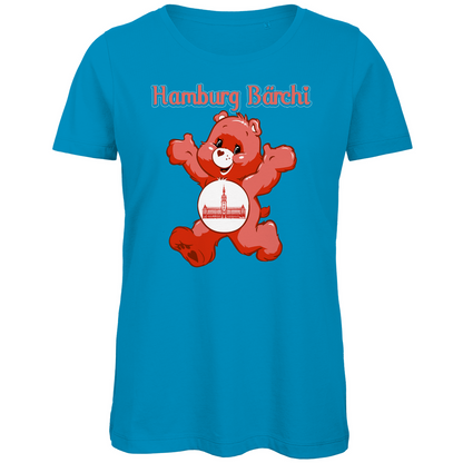 Hamburg Bärchi - Glücksbärchi - Damen Premium Bio T-Shirt Atoll