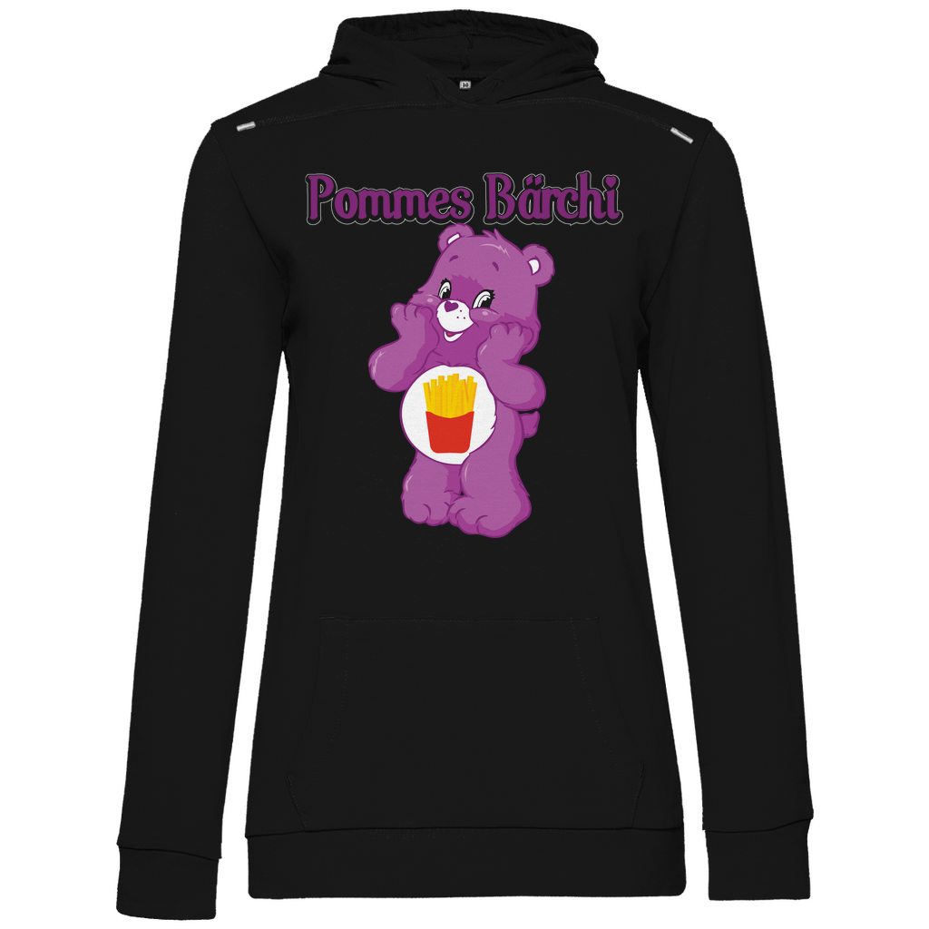 Pommes Bärchi - Glücksbärchi - Damen Hoodie Black