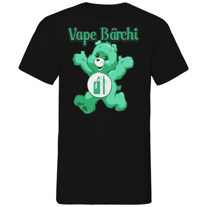 Vape Bärchi - Glücksbärchi - Herren V-Neck Shirt Black