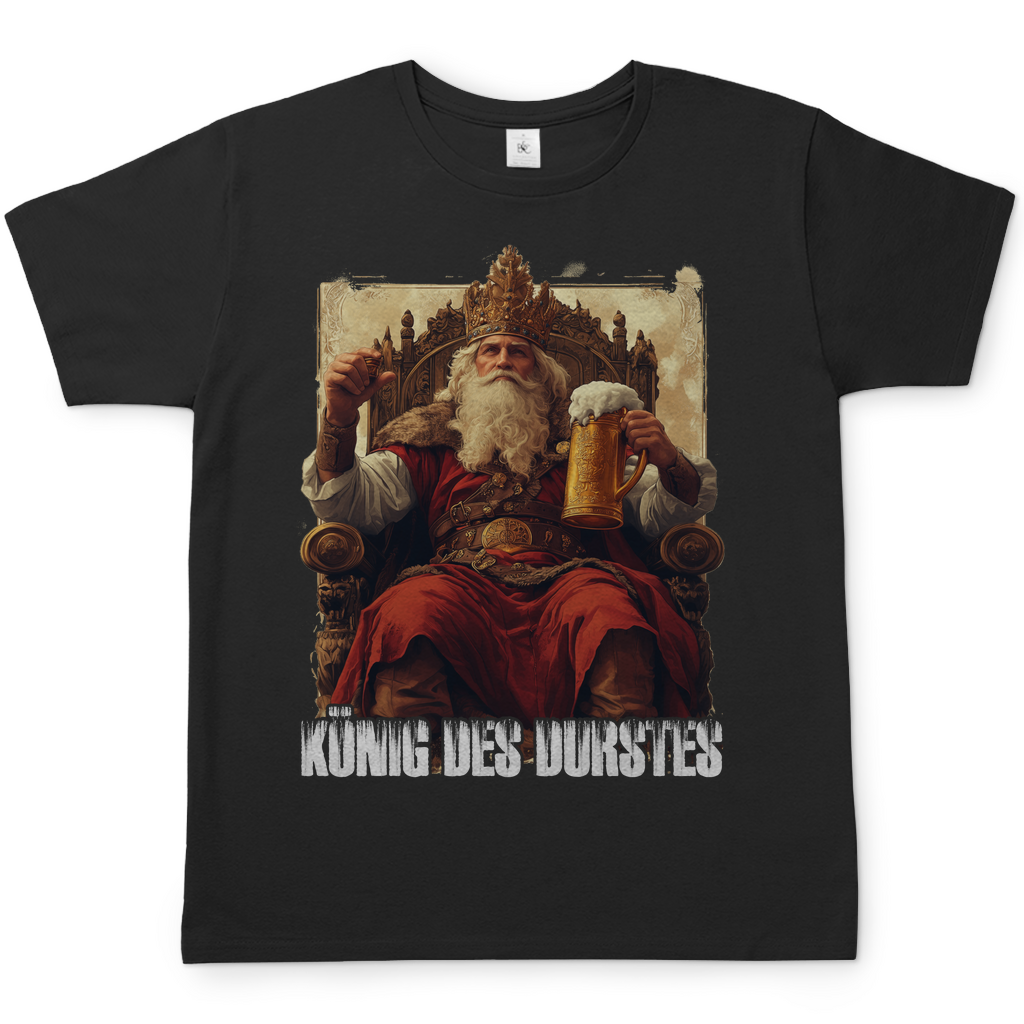 König des Durstes - Herren Shirt Black