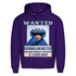 Wanted Krümelmonster Raub und Schmuggel von Keksen - Herren Premium Bio Hoodie Radiant Purple