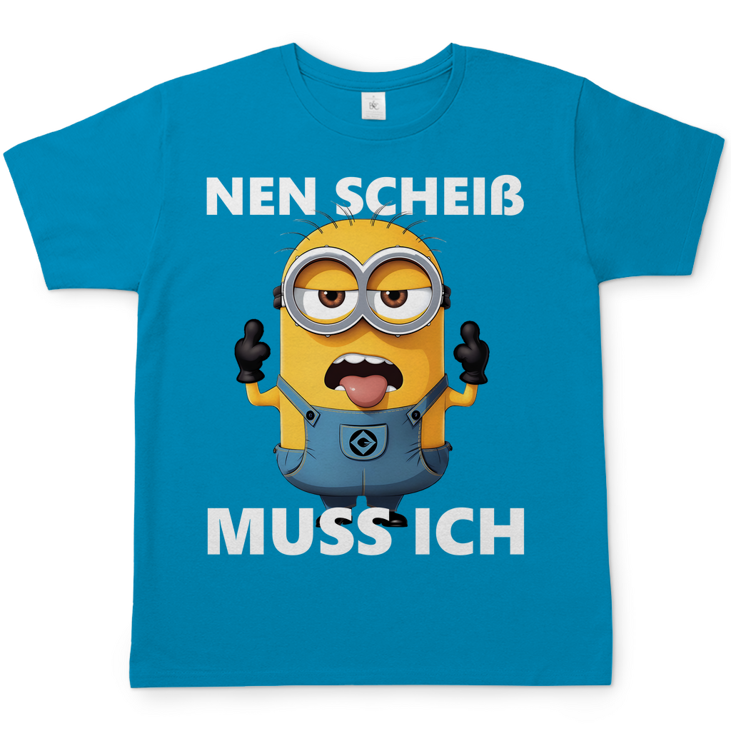 Herren T-Shirt – Nen Scheiß Muss Ich Minion