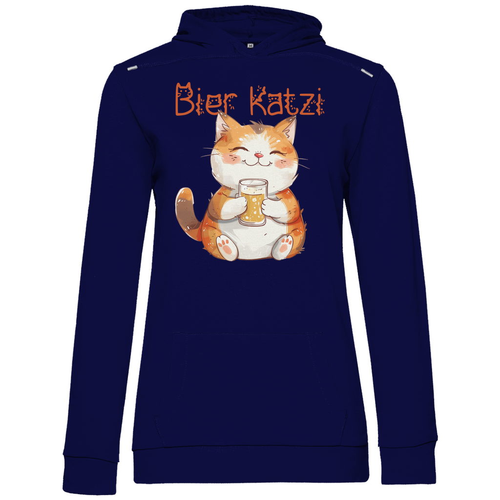 Bier Katzi Katze - Damen Hoodie