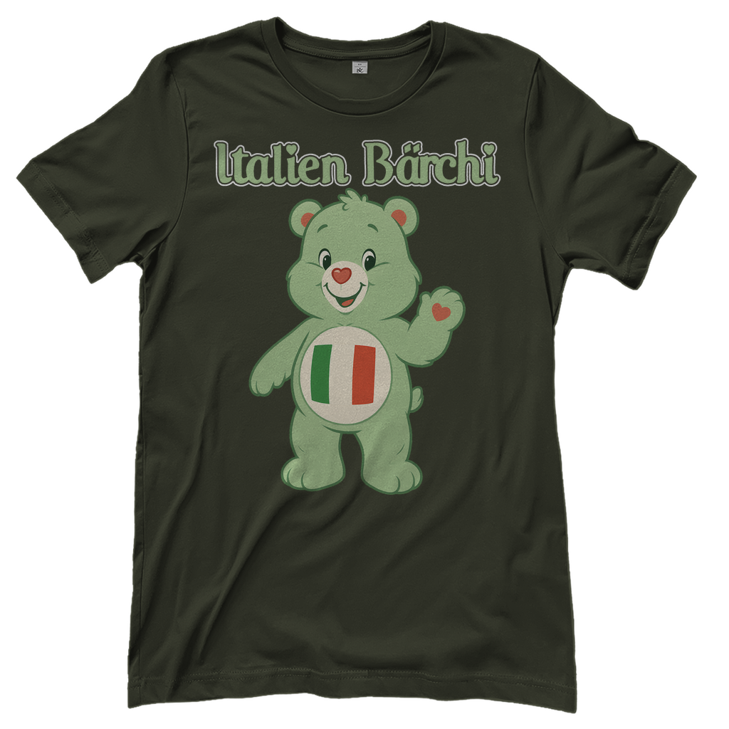 Italien Bärchi - Glücksbärchi - Damen T-Shirt Urban Khaki