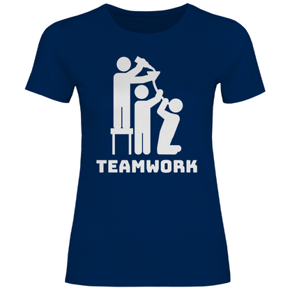 Teamwork - Damenshirt Navy