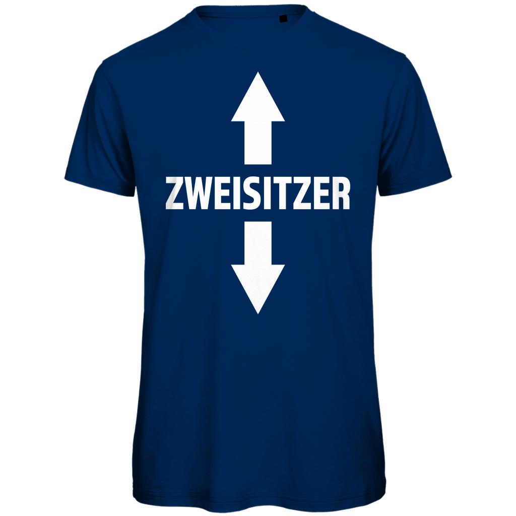 Zweisitzer - Herren Premium Bio T-Shirt Navy