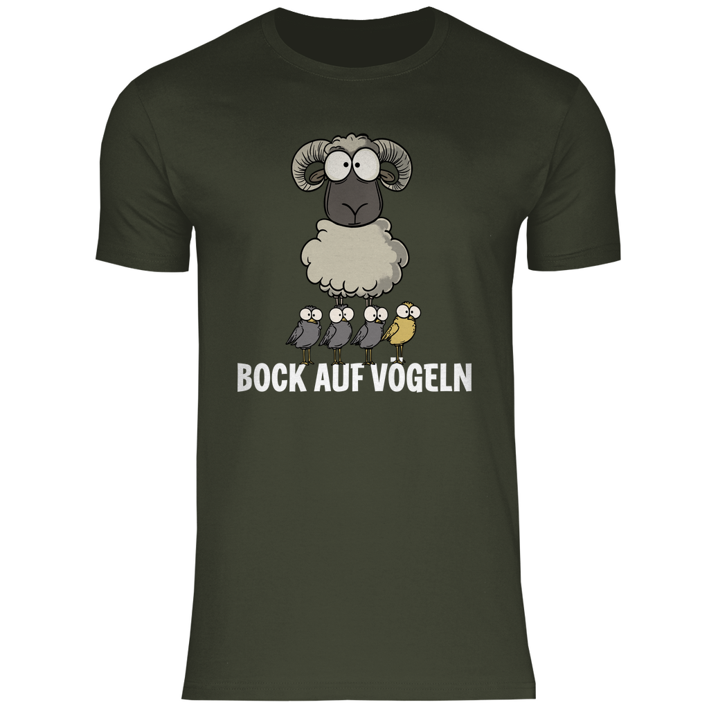 Bock auf Vögeln - Herren Shirt