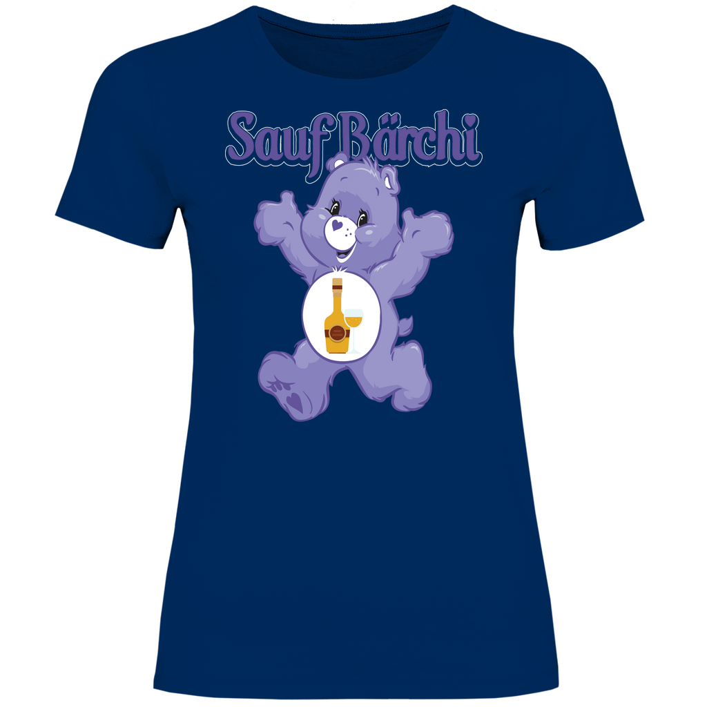 Sauf Bärchi - Glücksbärchi - Damenshirt