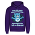 Herren Premium Bio Hoodie Menschenkostüm eigentlich bin ich ein Bärchi Radiant Purple