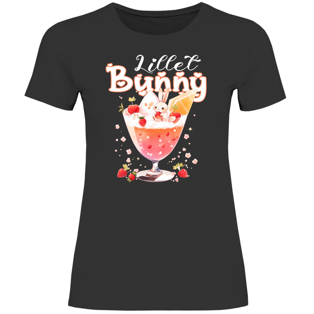 Lillet Bunny Hase - Damenshirt Black