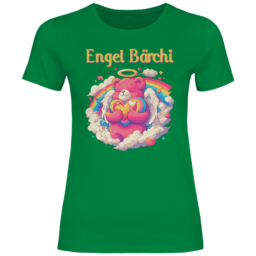 Engel Bärchi - Glücksbärchi - Damenshirt Kelly Green