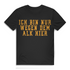 Ich bin nur wegen dem Alk hier Shirt – Lustiges Herren T-Shirt für Partys Black